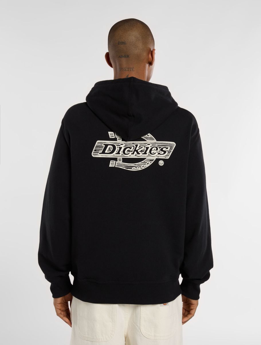 Dickies Wood Logo Hoodie Black