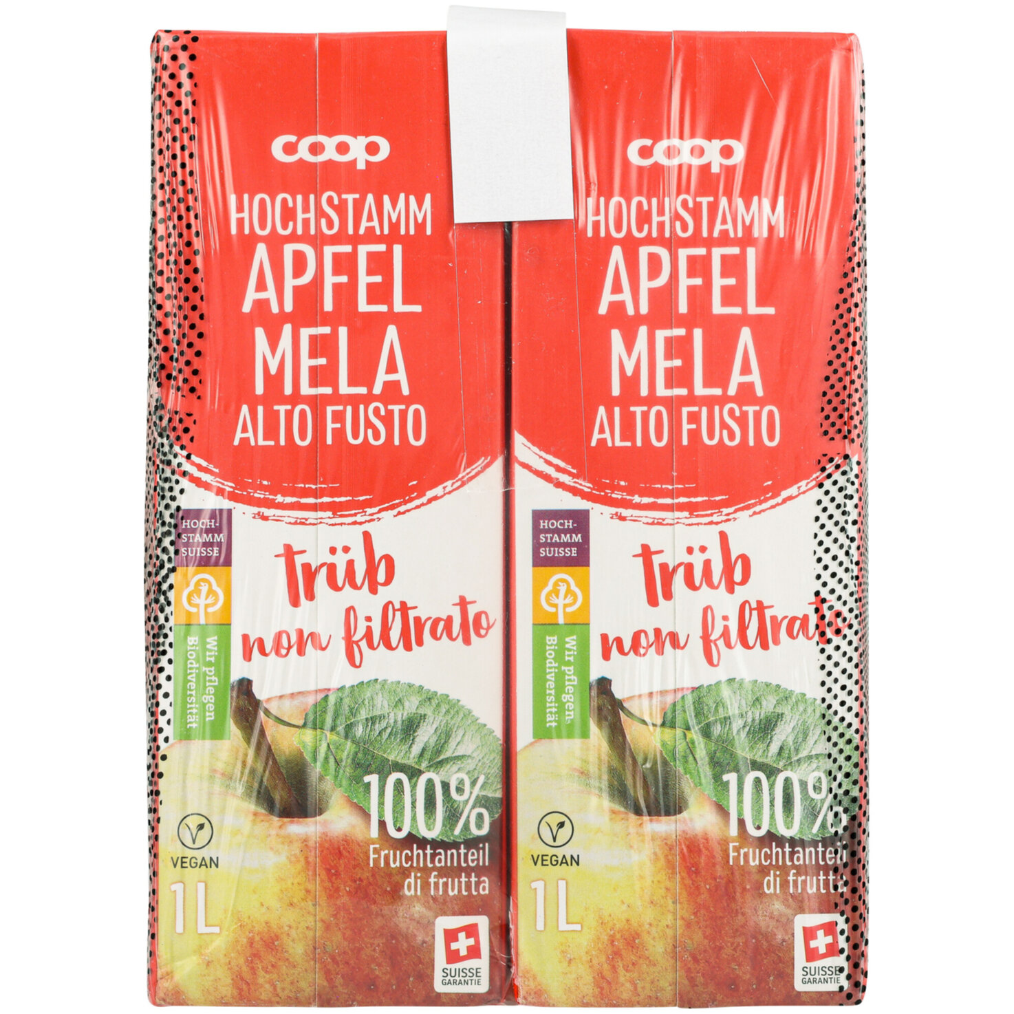 Apfelsaft naturtrüb 4x1l