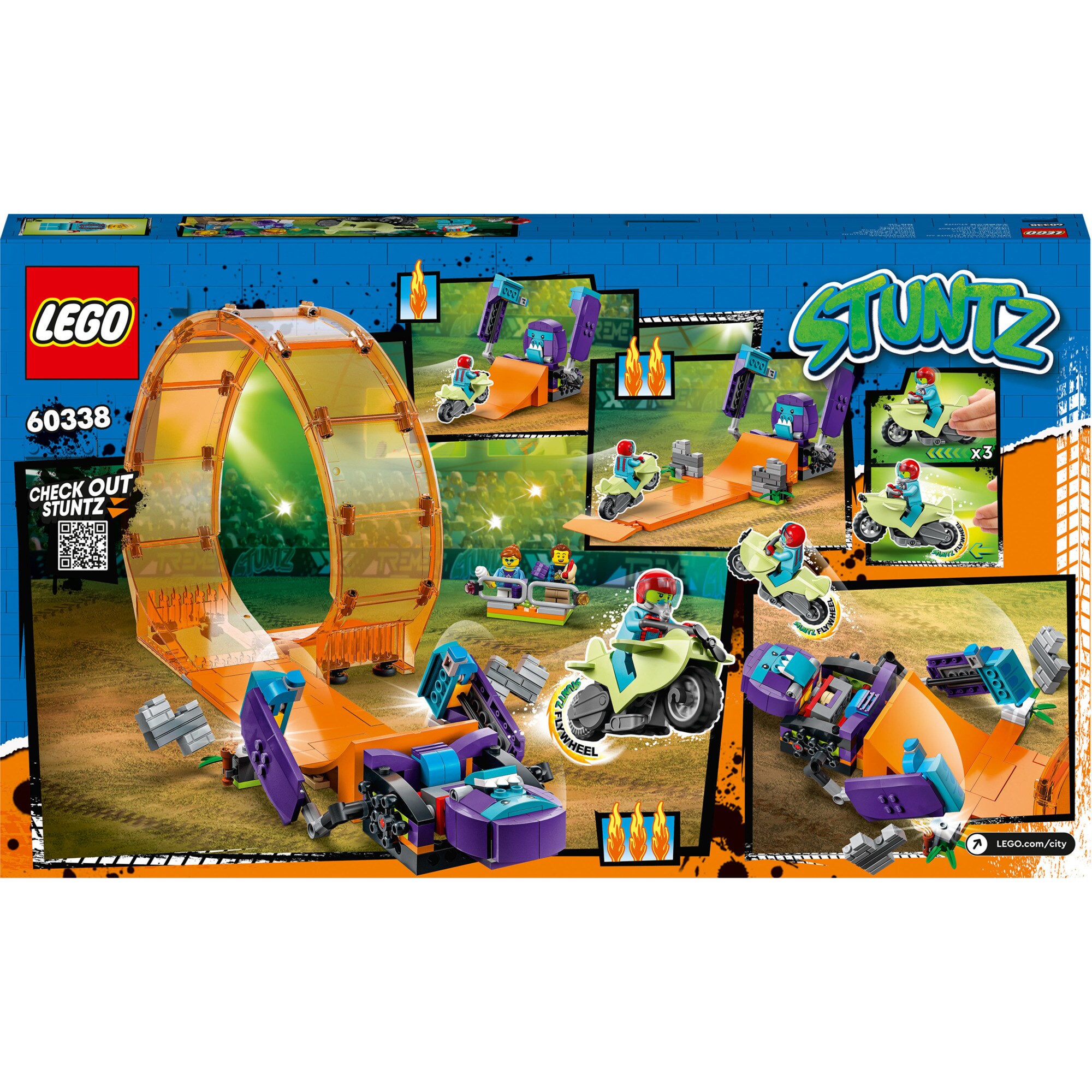 LEGO Konstruktionsspielzeug City Stuntz Schimpansen-Stuntlooping