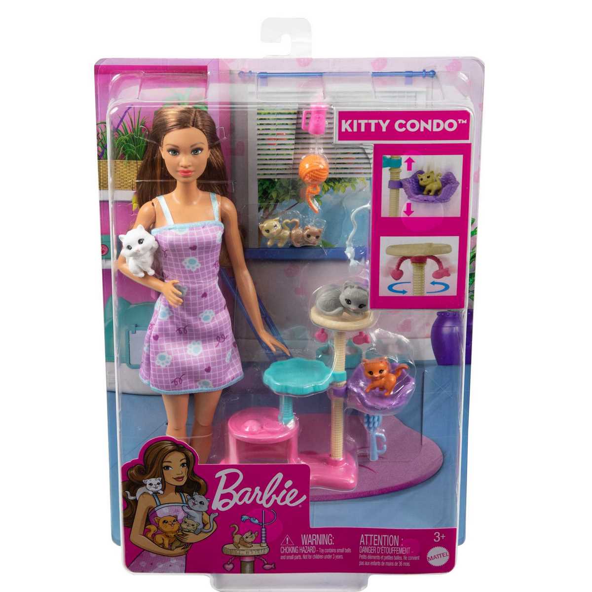 Coffret Barbie L’arbre à chats