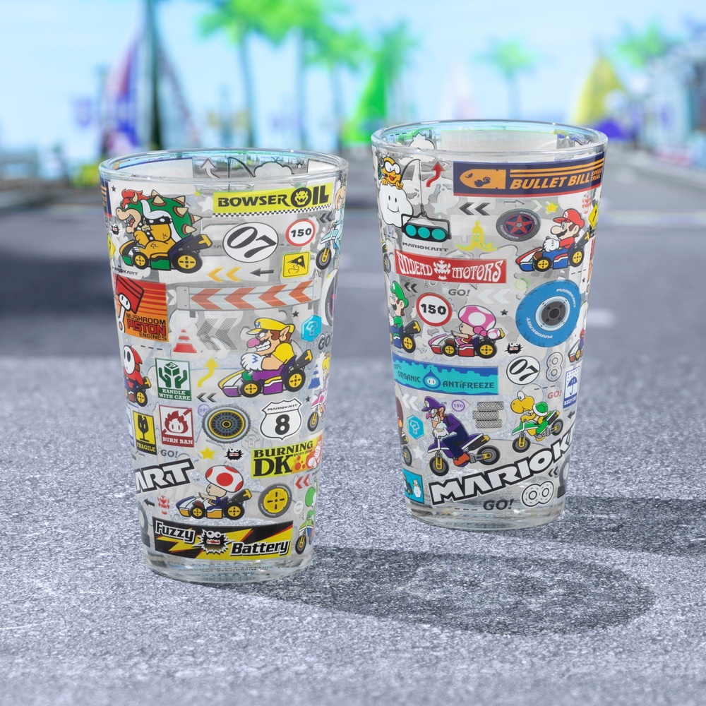 Mario Kart Glas