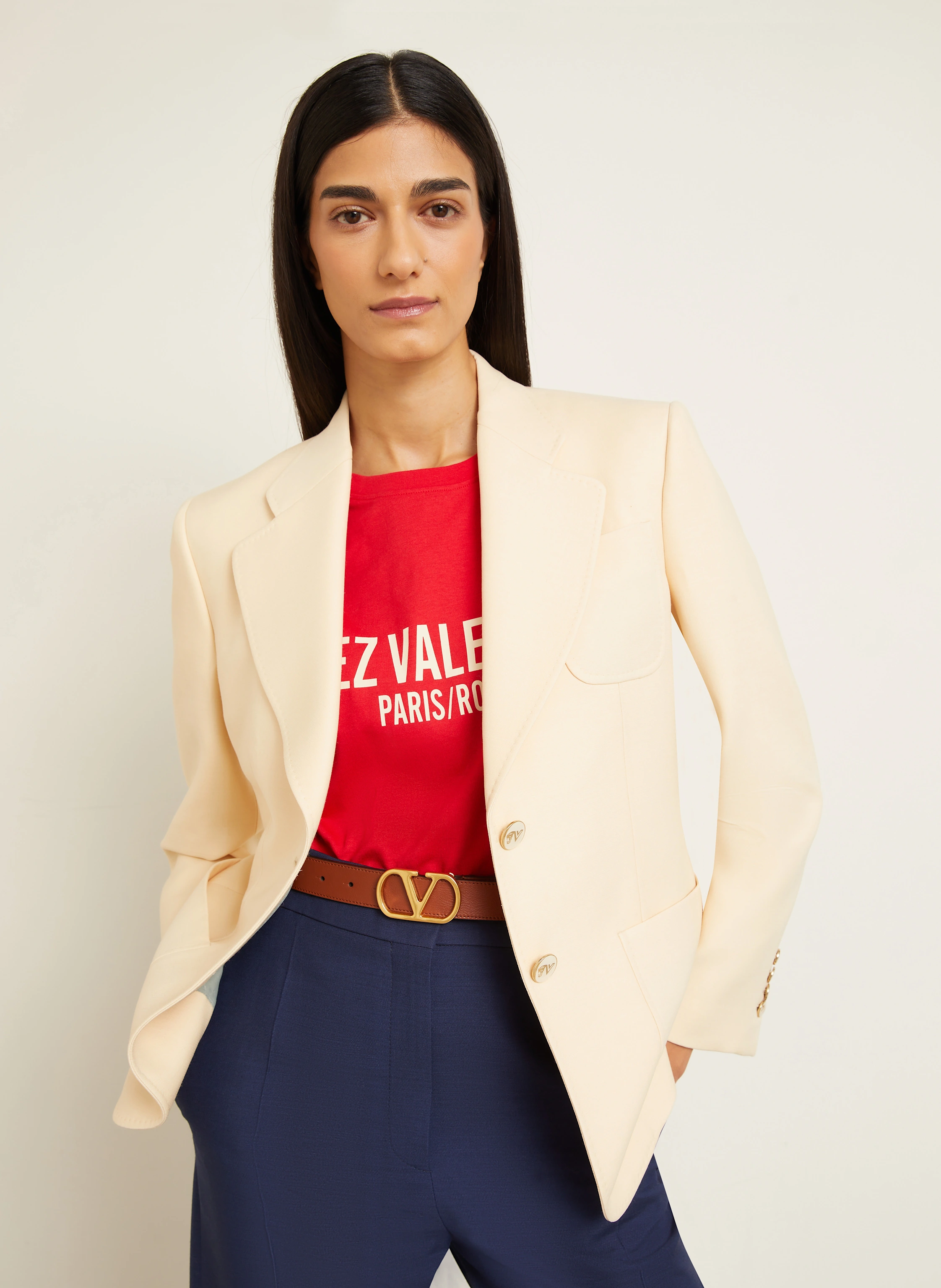 VALENTINO Blazer mit Seide