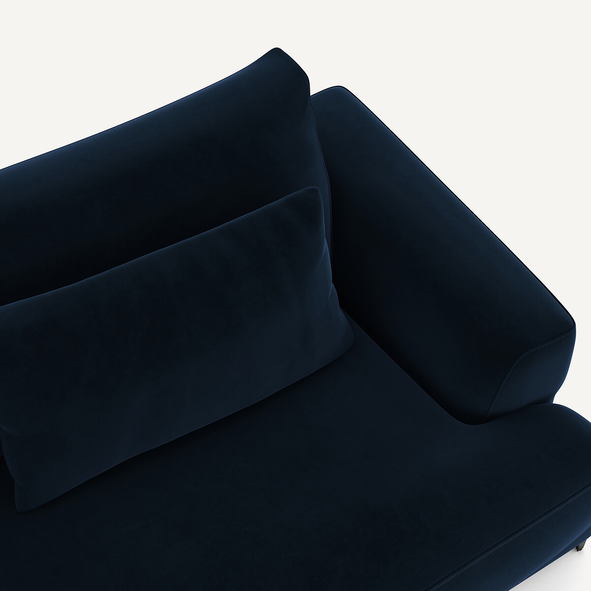 AM.PM<br>Sofá-cama de veludo de 4 lugares, Marsile