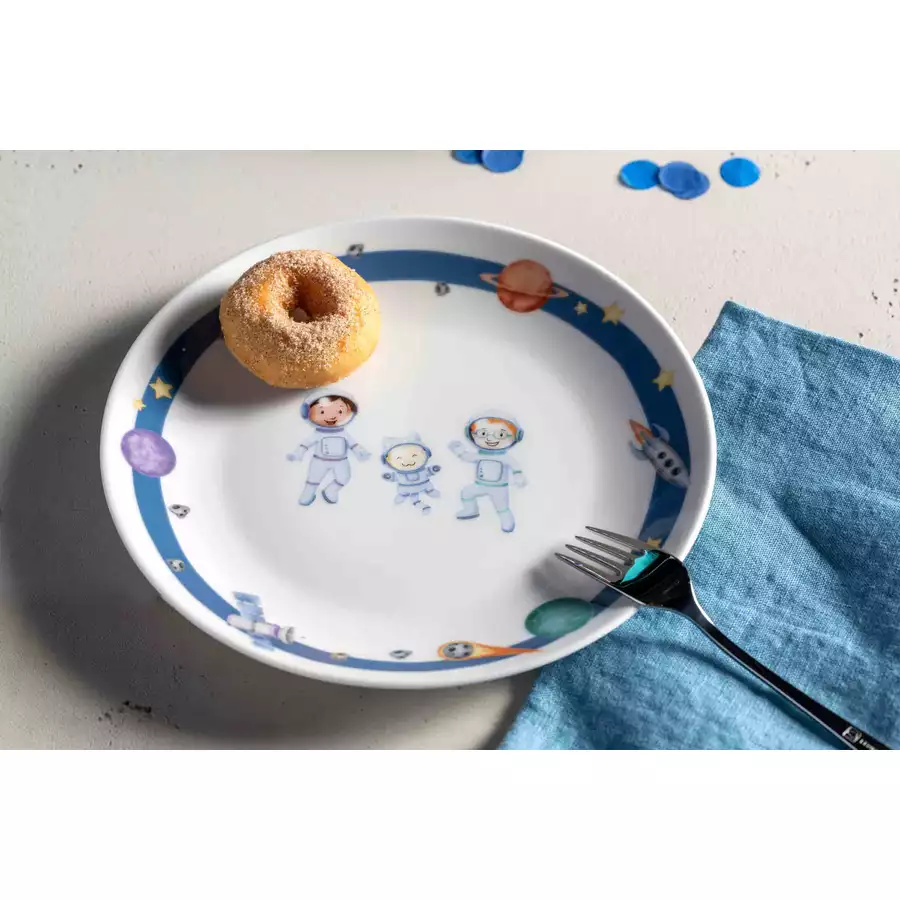 Leonardo Kindergeschirr Set BAMBINI AVVENTURA blau