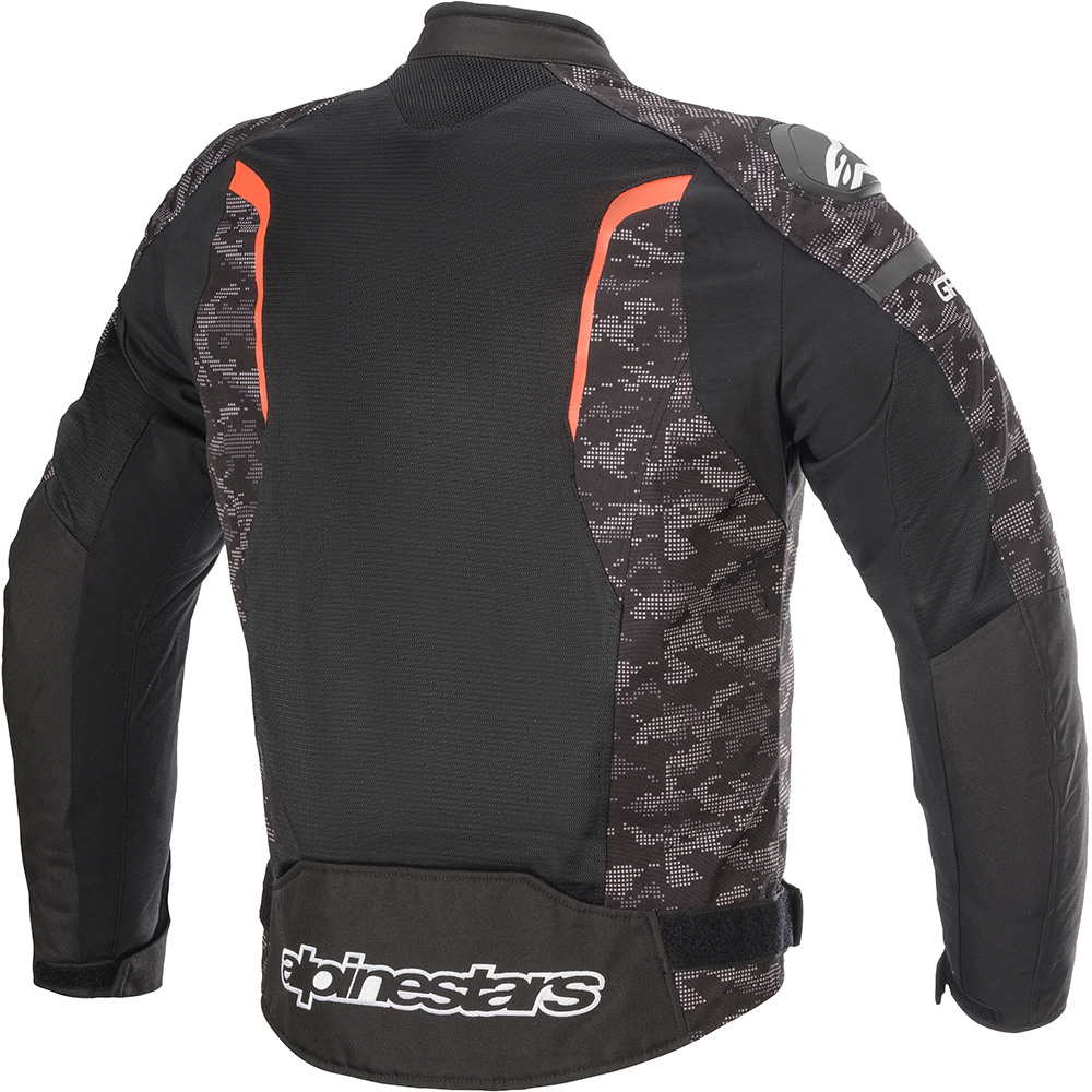 Alpinestars - Blouson T-GP Plus R V3 Air Noir / Camouflage Noir / Rouge fluo
