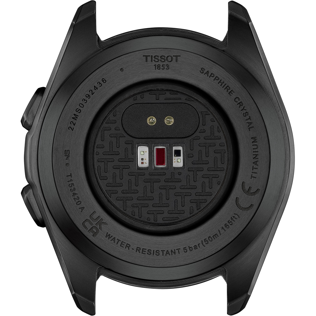 Tissot T-Touch Connect Sport Smartwatch Titan PVD Schwarz mit Silikonarmband