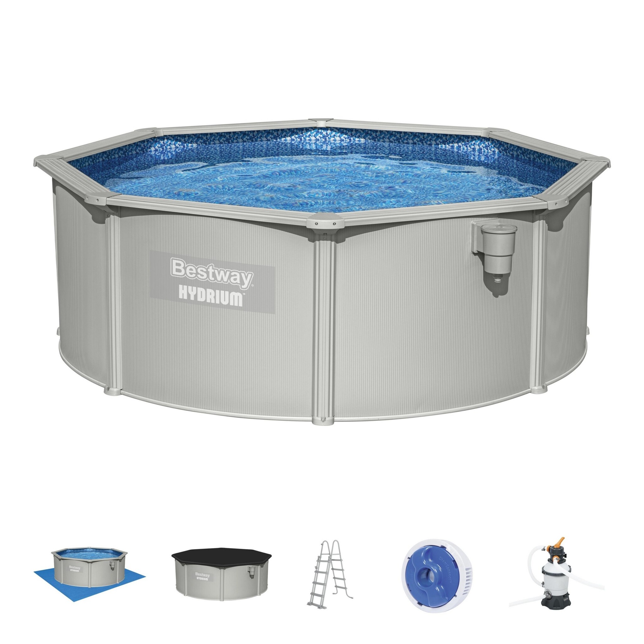 Zwembad Hydrium Set (Zandfilter) Rond 360