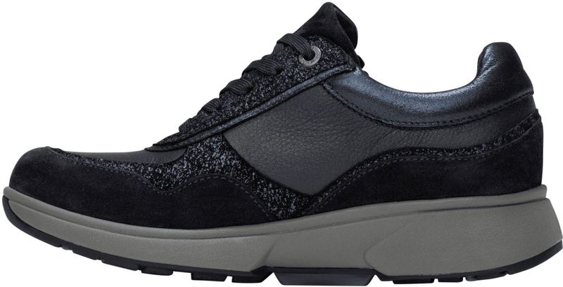 Xsensible - Lima - Sneakers - Donker - Leer - Stretchwalker Technologie