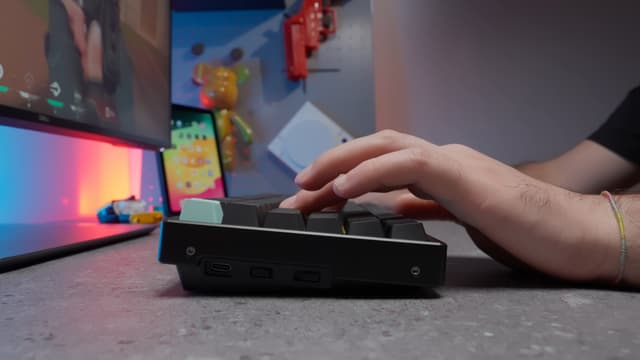 Keychron K2 HE Black trådløst gamingtastatur