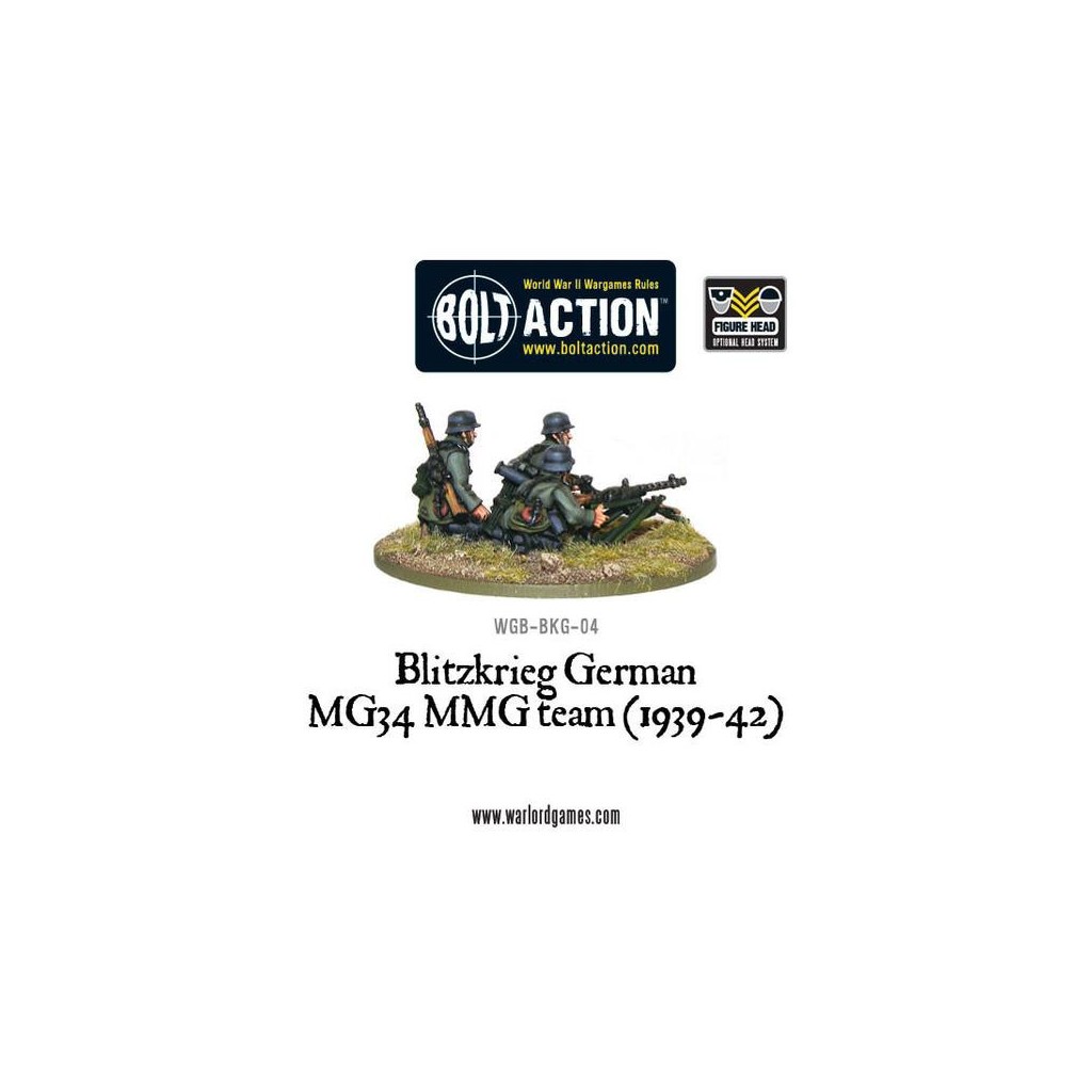 Bolt Action - Blitzkrieg German MG34 MMG Team (1939-42)