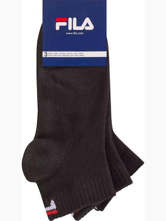 FILA 3 Pack Socken Schwarz