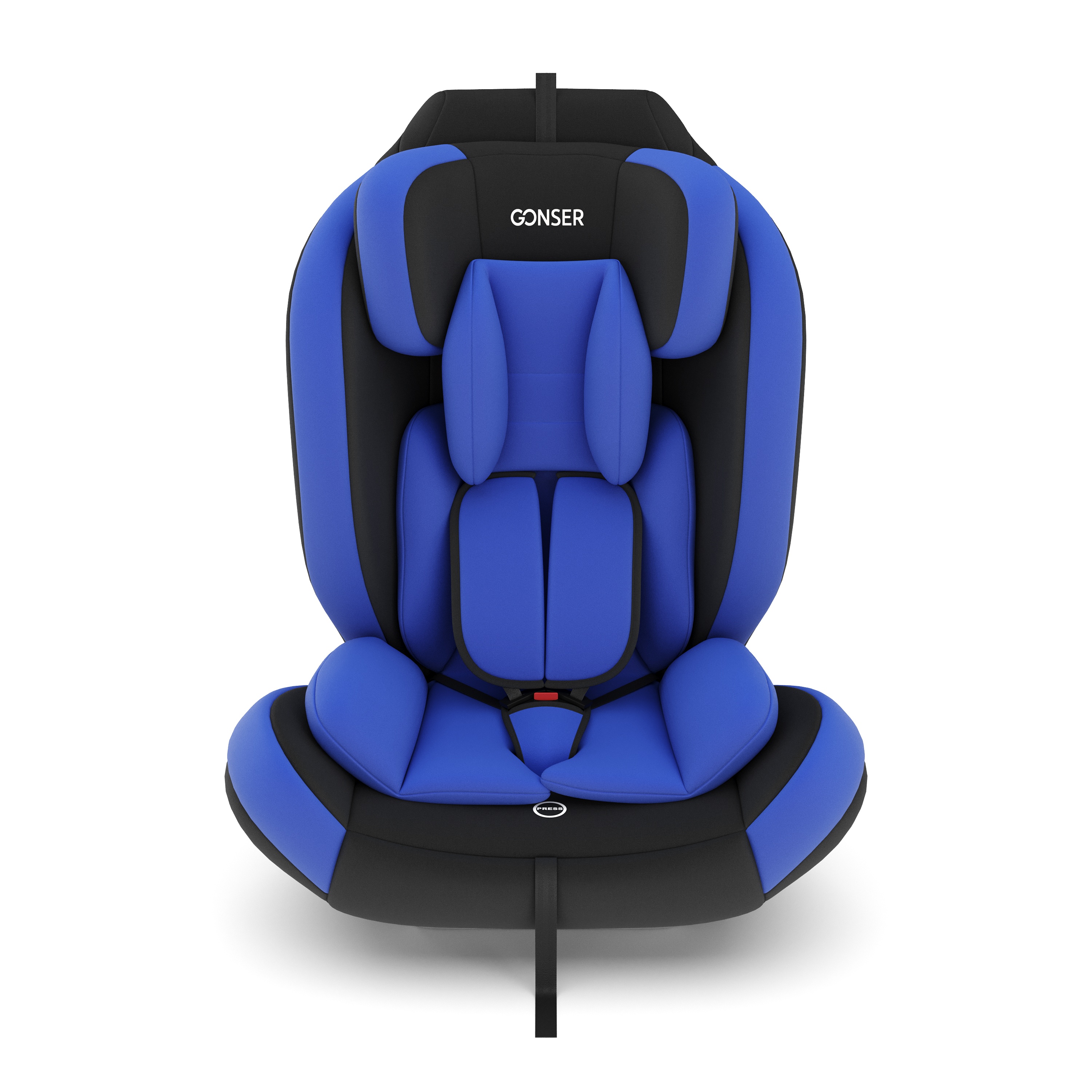 Kindersitz Auto blau