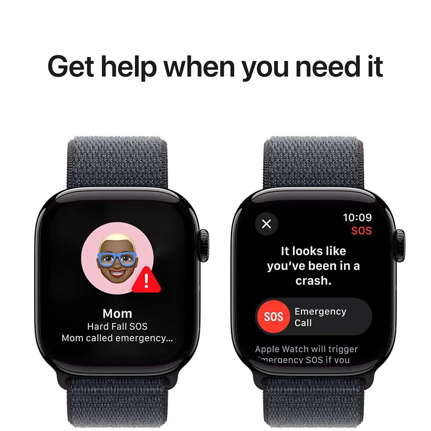 Apple Watch Series 10 GPS 42mm Jet Black Aluminium Sport Loop MWWG3