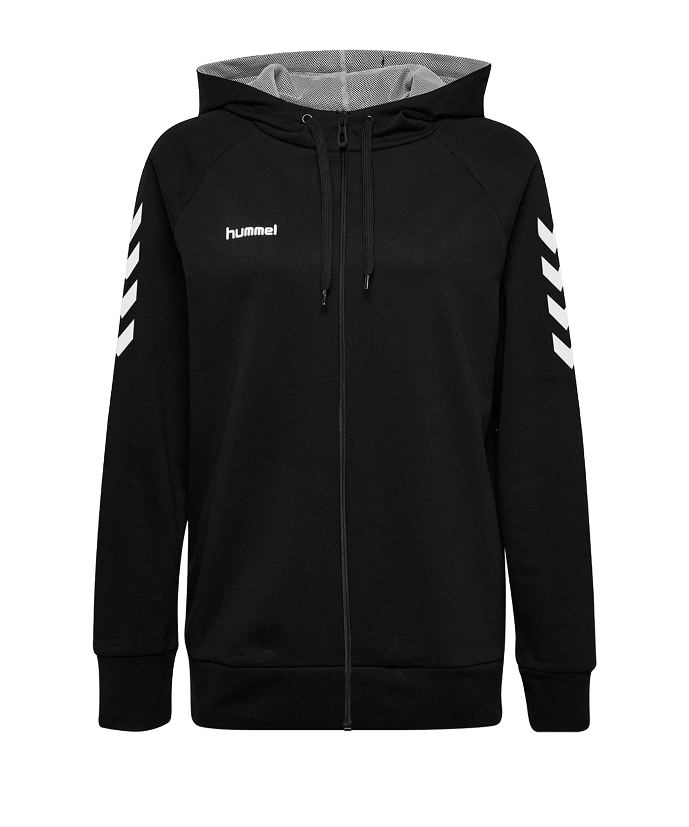 Hummel Cotton Kapuzenjacke Damen Schwarz F2001