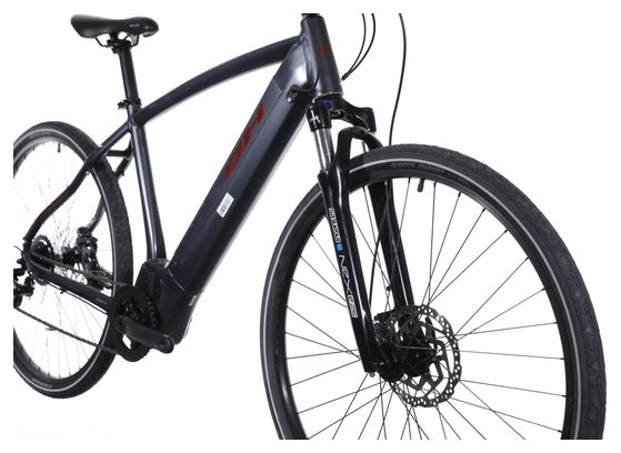 VTC Électrique BH Atom Cross Shimano Altus 8V 500 Wh 700 mm Gris Plata 2023 - Produit Reconditionné