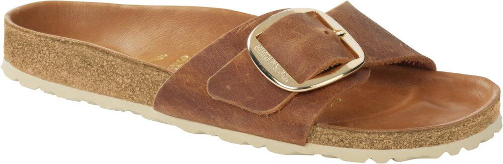 Birkenstock  Madrid Big Buckle Leoi - Cognac