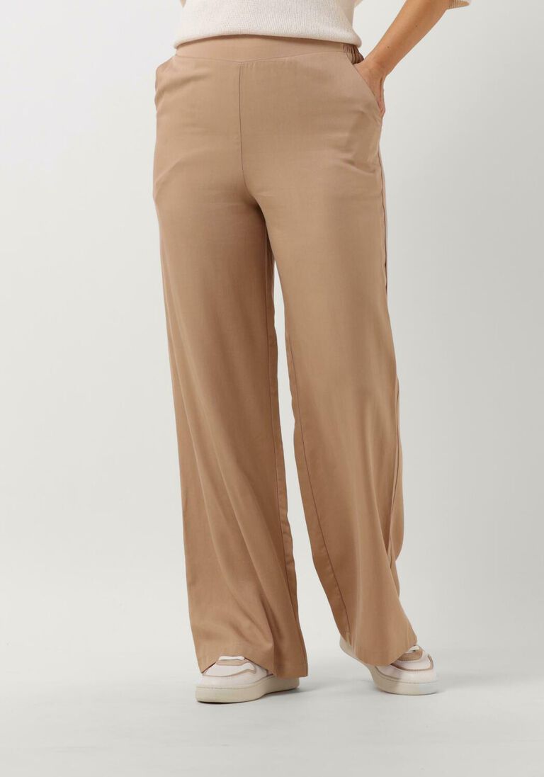 KNIT-TED zand knit-ted wijde broek wendy