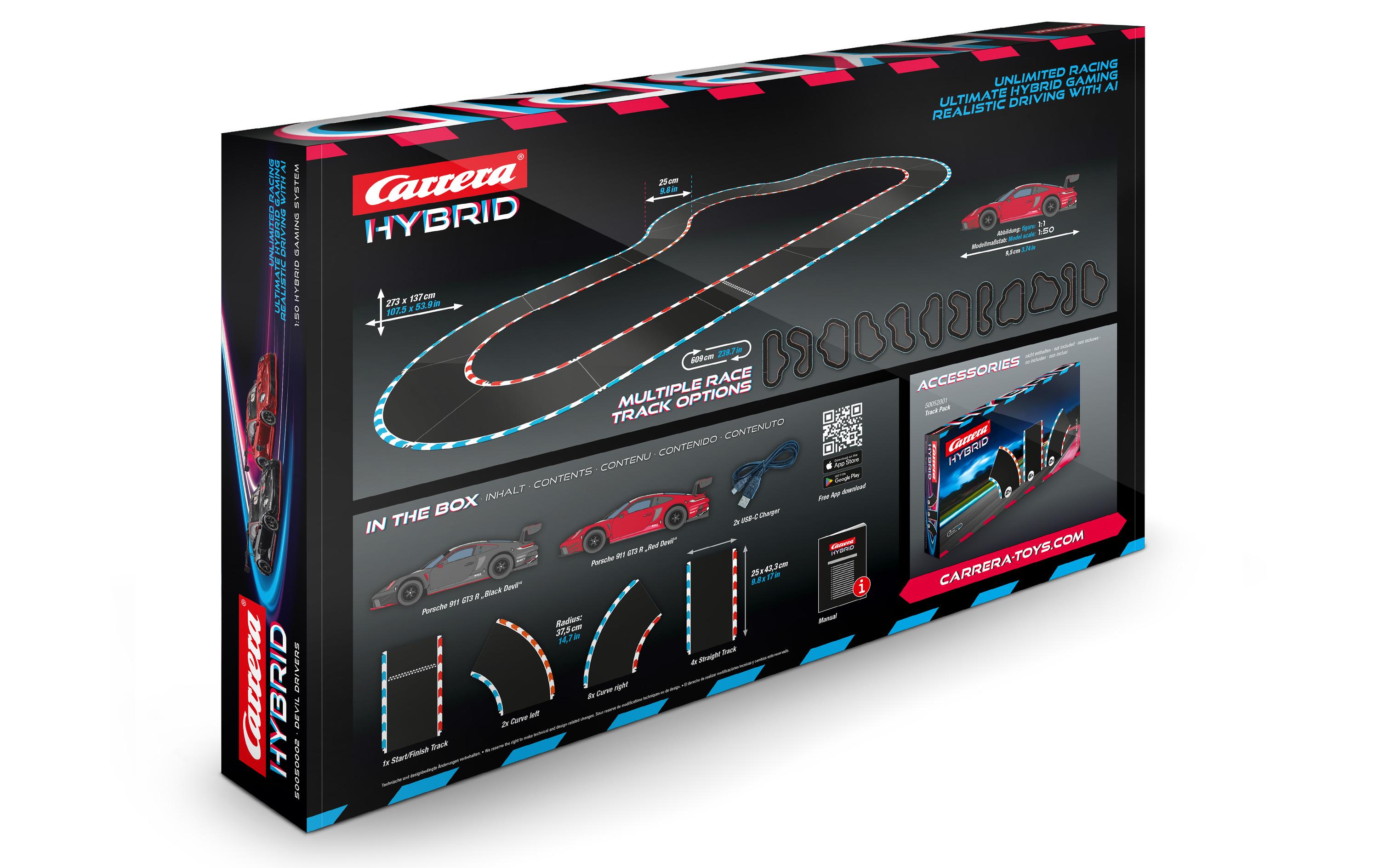 Rennbahnauto Devil Drivers – Hybrid Set<br>Dynamisches Rennwagen-Spielset