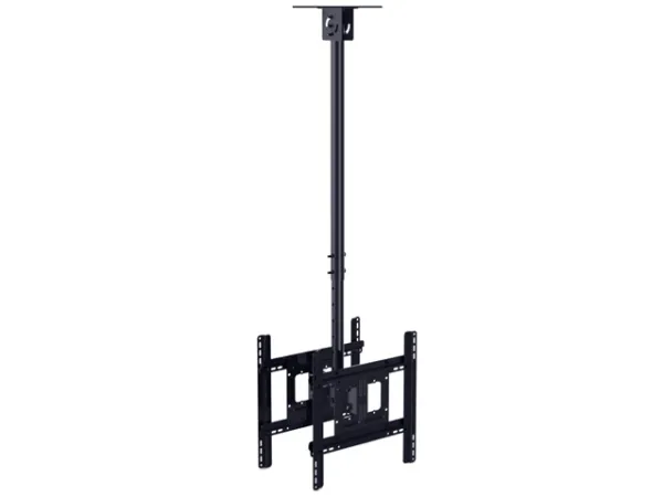 Multibrackets M Public Ceilingmount Medium Back to Back - Monteringssæt (loftsplade, vippe loft montering, VESA adapter) - for 2 LCD displays - stål - sort - skærmstørrelse: 32