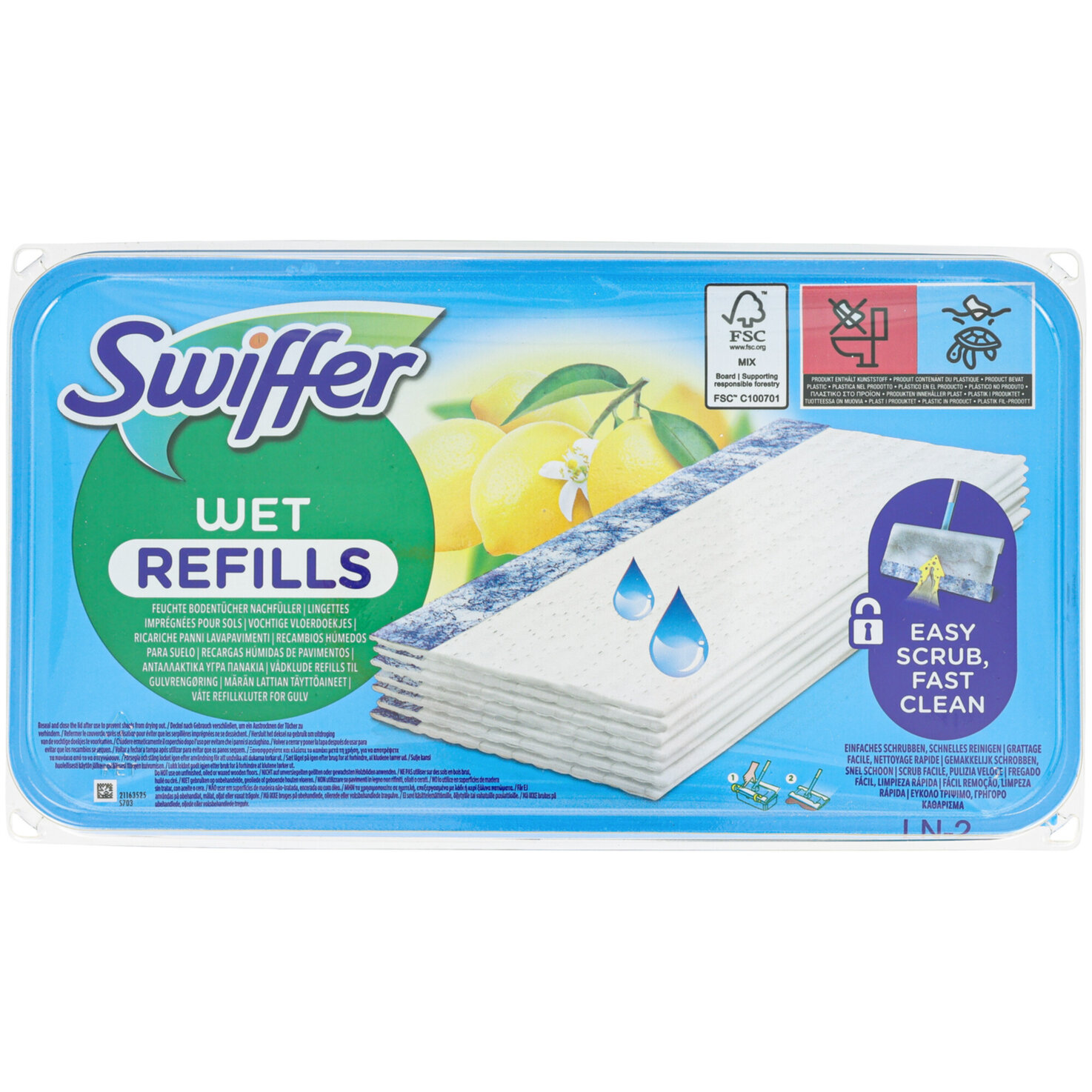 Swiffer Ersatztücher Wet 12 Stück