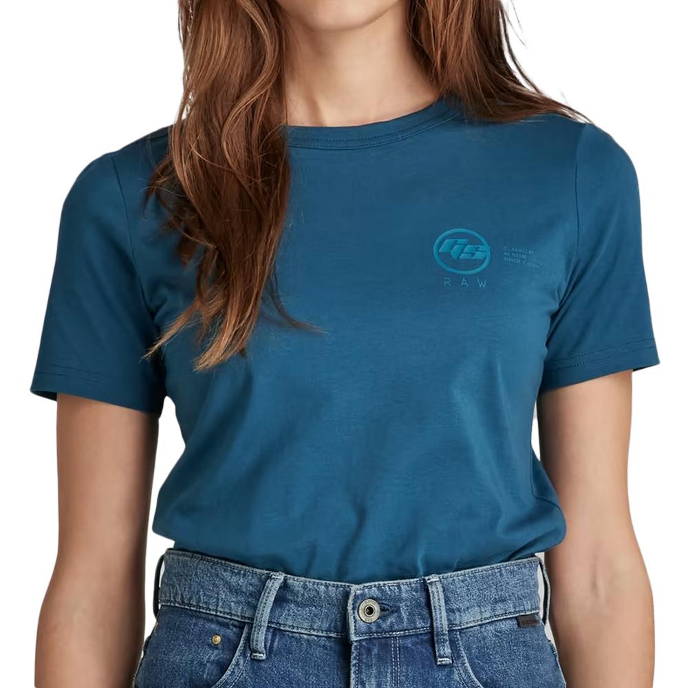 T-shirt Bleu Femme G-Star Raw Mysid