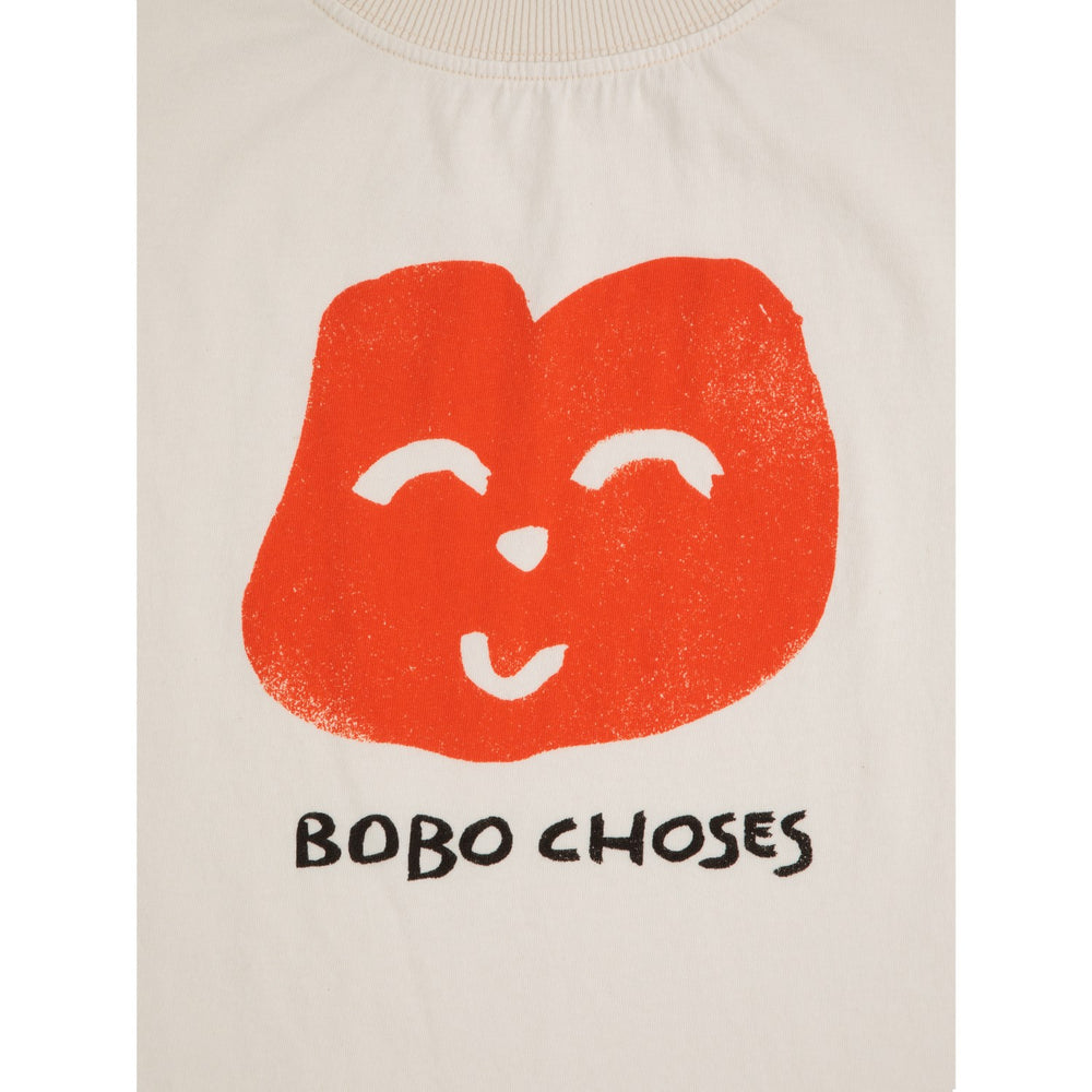 Køb Bobo Choses Offwhite Joyful Face T-Shirt