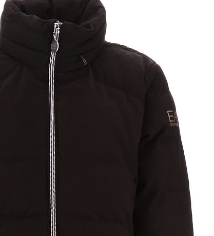 EA7 Steppmantel - Caban - Schwarz