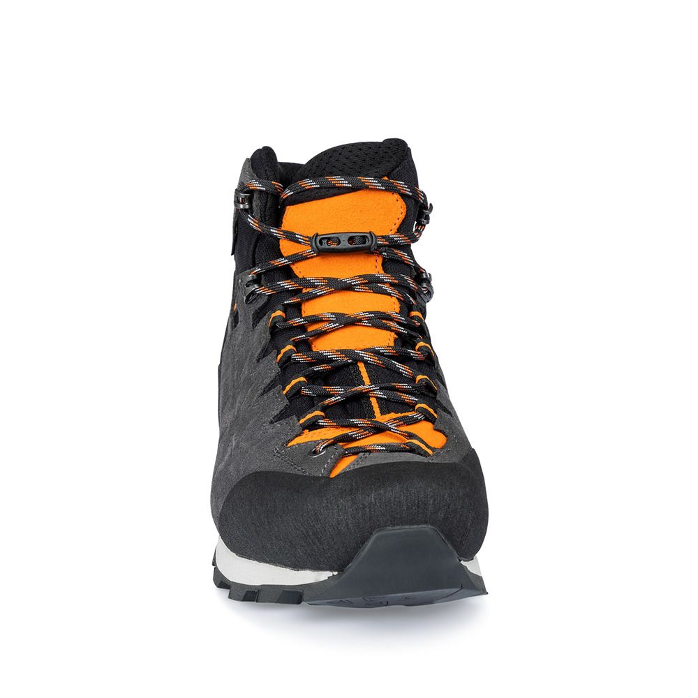 Hanwag MAKRA LIGHT GTX - Chaussures randonné Homme asphalt/orange