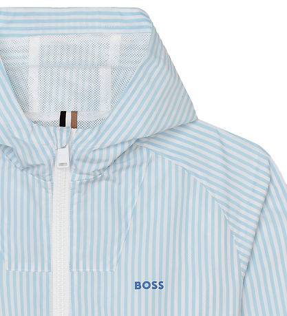 BOSS Jacke - Hellblau/weiß gestreift