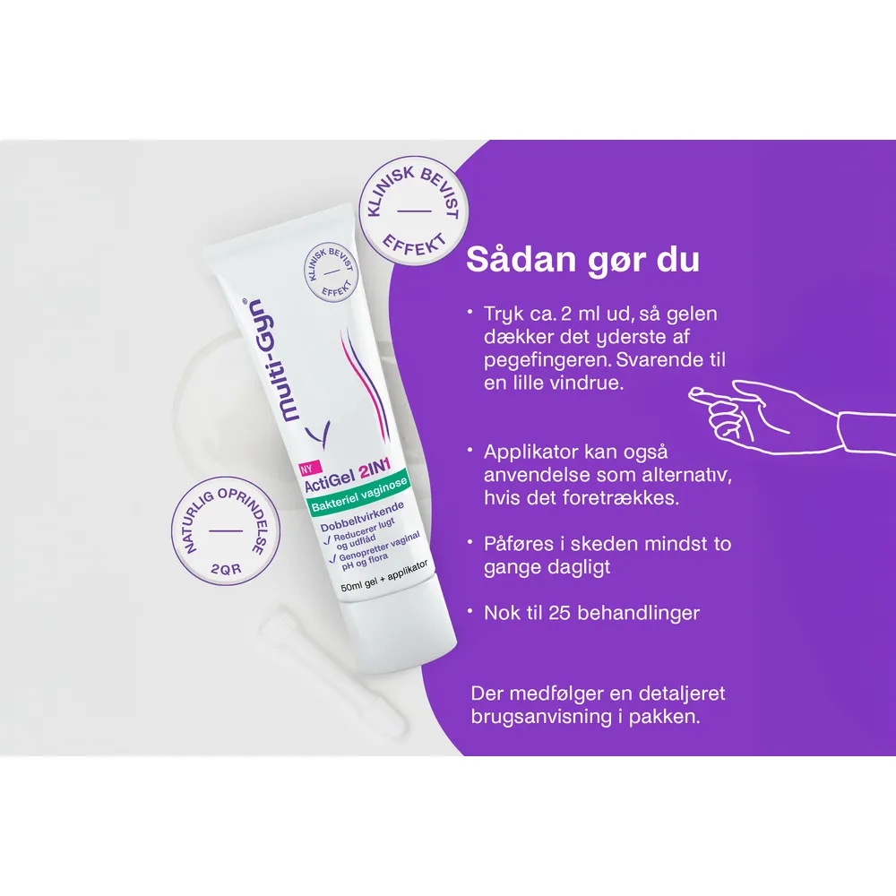 Multi-Gyn® ActiGel 2 in 1 - 50 ml.