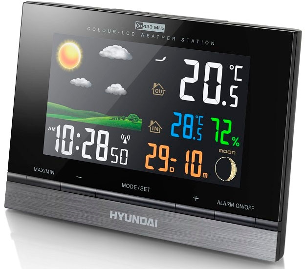 Hyundai Wetterstation »Hyundai WS 2303« (mit Aussensensor)