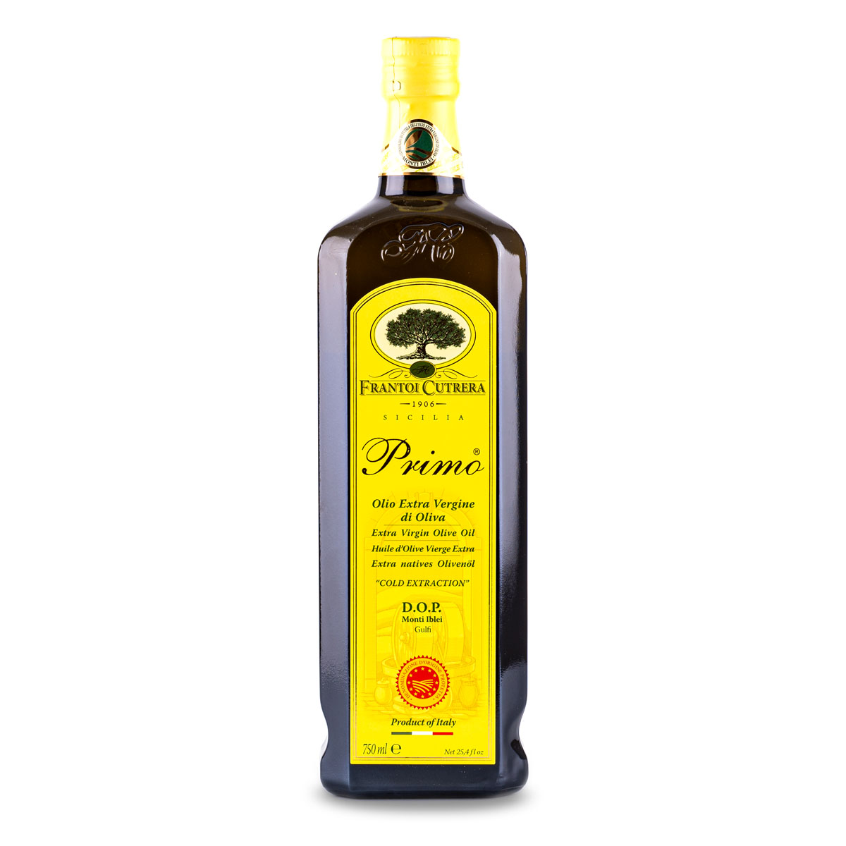 Primo Olio extra vergine Monti iblei DOP, 750 ml