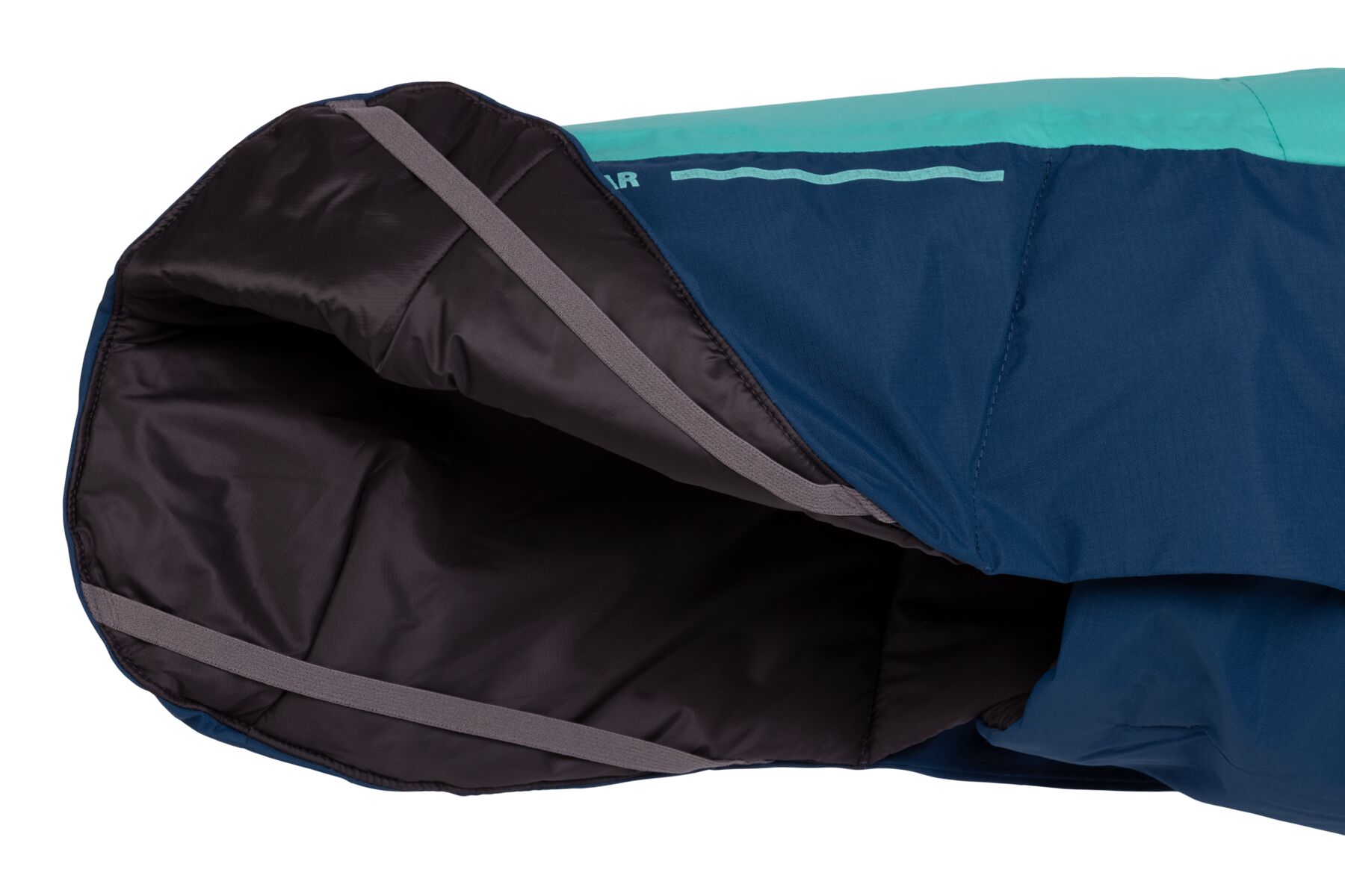 Veste d'hiver vert™ impermeable, coupe-vent et isolé avec boucles de jambe. Couleur: aurora teal (sarcelle), taille: xl
