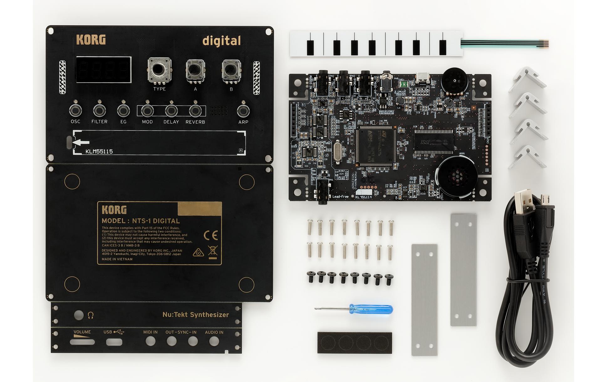 Synthesizer NTS-1Programmierbarer Synthesizer-Bausatz