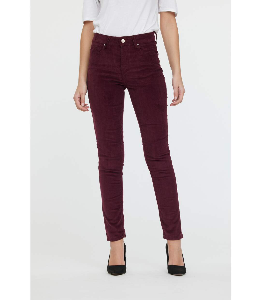Pantalon femme manches 32 coton  LC135