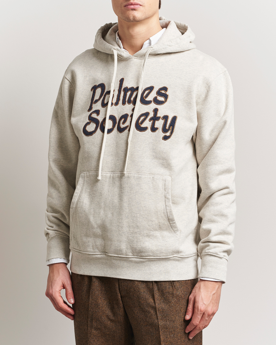 Palmes Society Hoodie Oatmeal