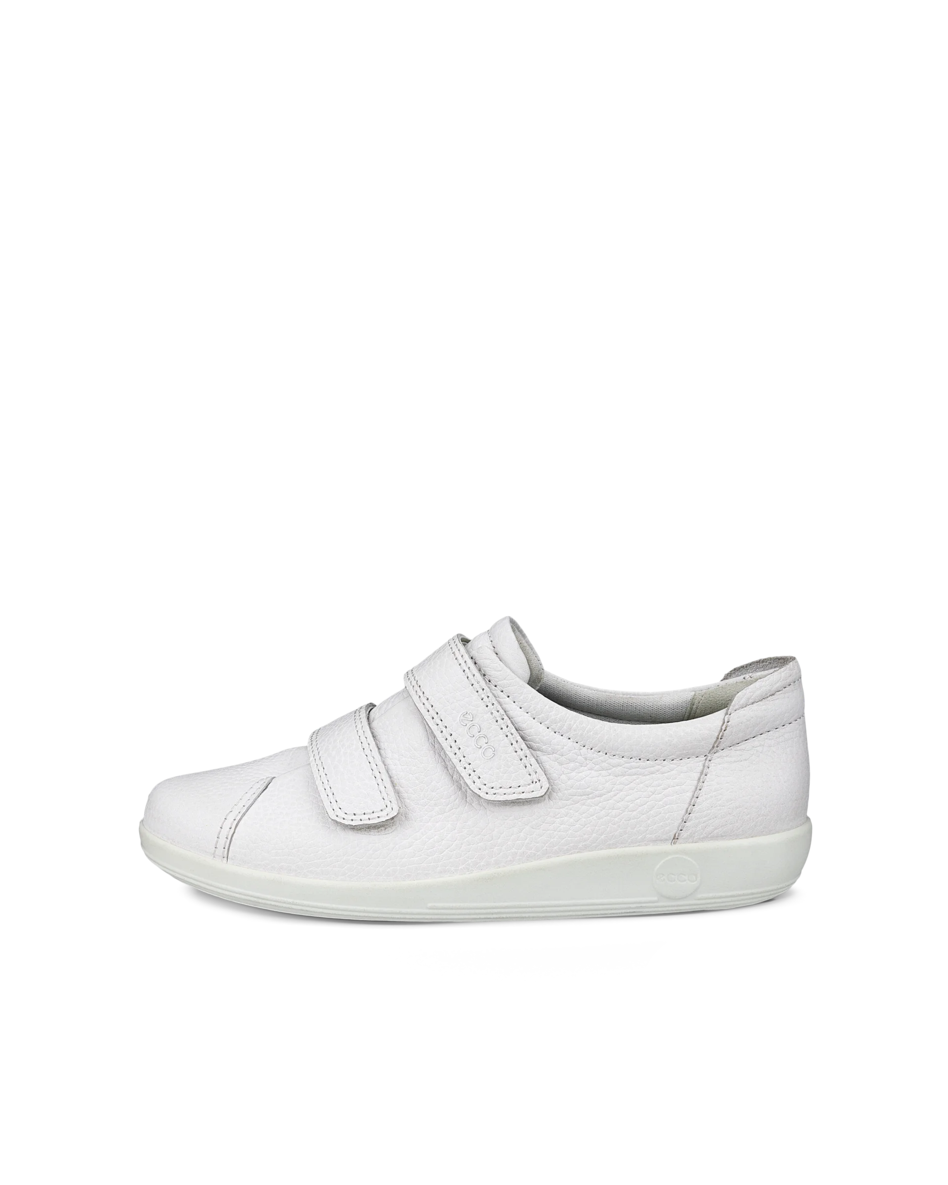 ECCO SOFT 2.0 Damen Ledersneaker Weiß