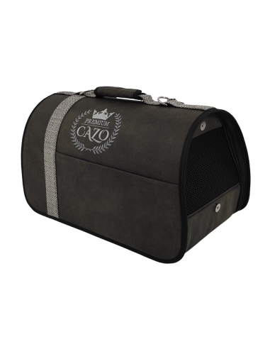 Transportador Premium Cinza para Animais de Estimação