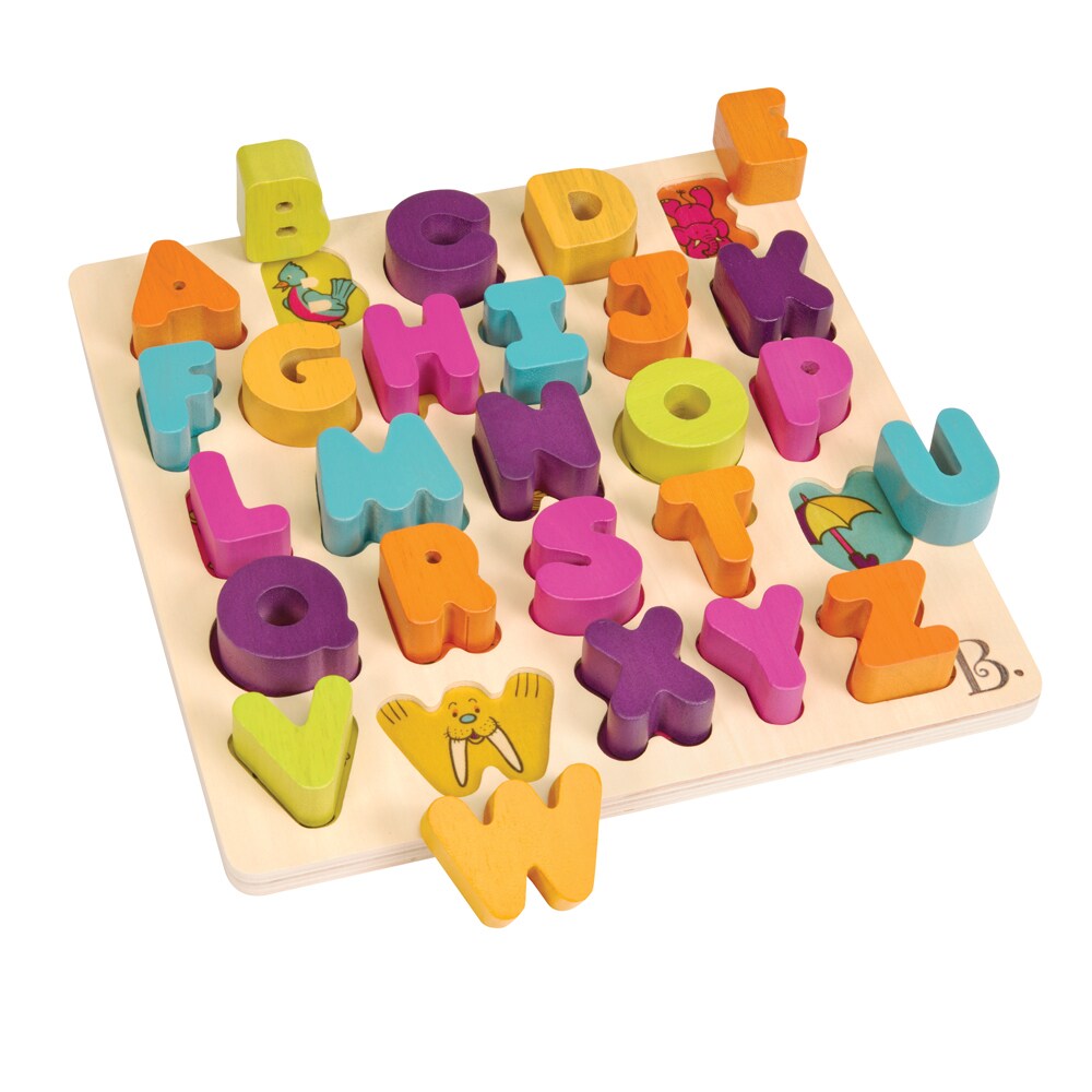 B.TOYS B. Alpha. B. tical - Buchstabenpuzzle aus Holz 26-teilig