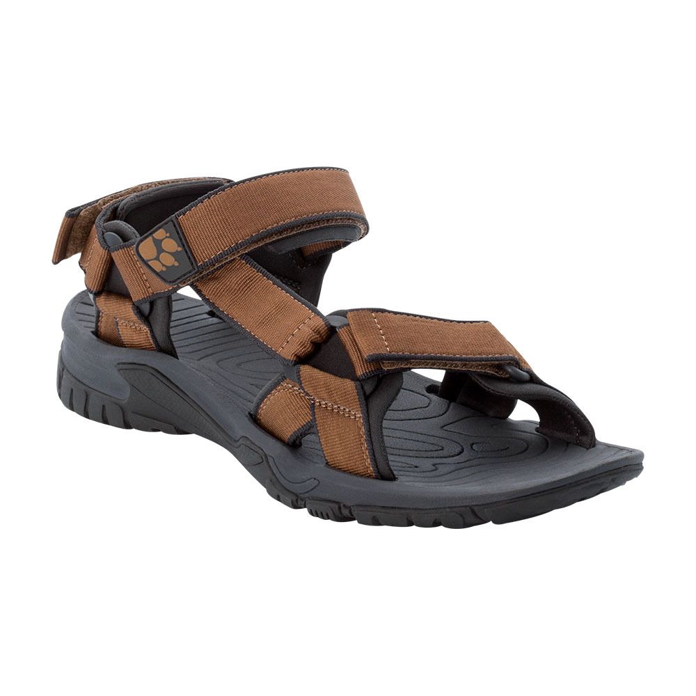 Jack Wolfskin LAKEWOOD RIDE - Sandales Homme brown/black