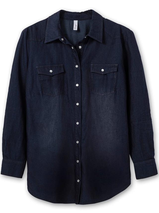 Sheego Jeansbluse