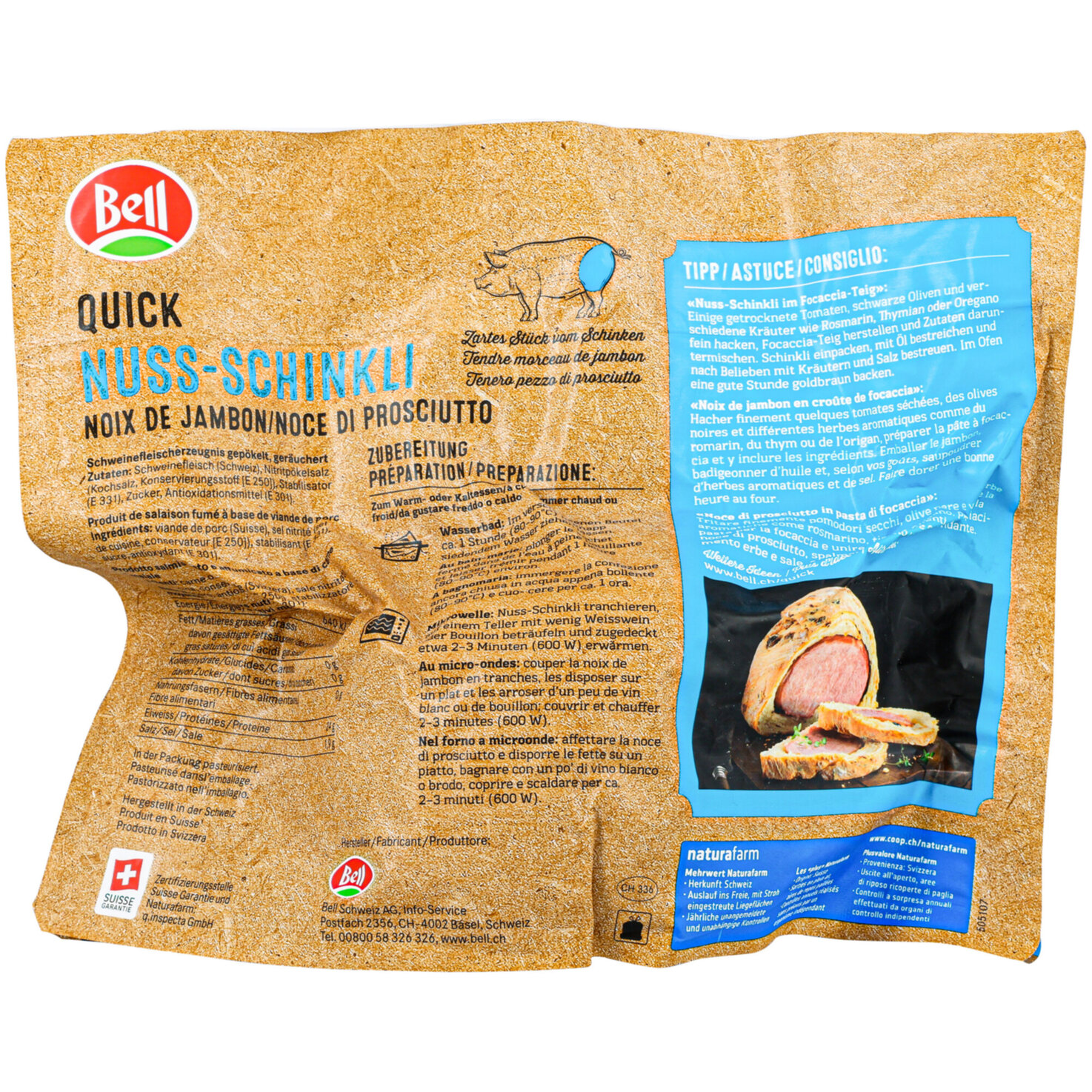 Naturafarm Quick Nuss-Schinkli ca. 1.1kg