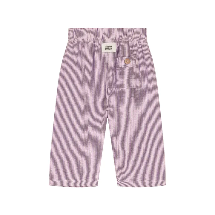 Studio Bohème Pantalon Cousin Rayé | Parme