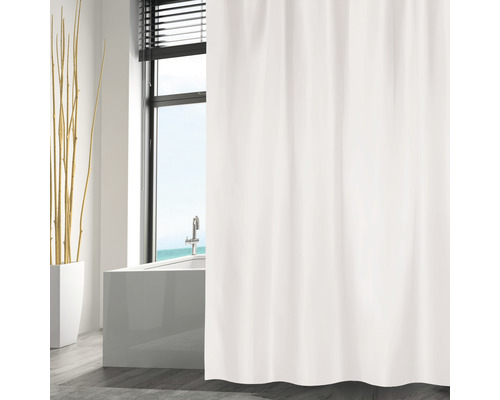 MSV Textil douchegordijn 240 x 200 cm wit