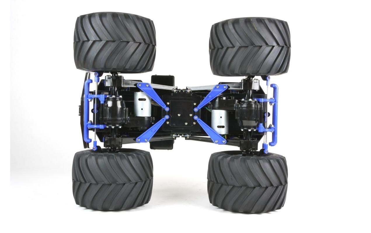 Monster Truck Super Clod Buster 4WD / 4WS Bausatz, 1:10<br>Zweimotoriger Monstertruck mit 4-Rad Lenkung