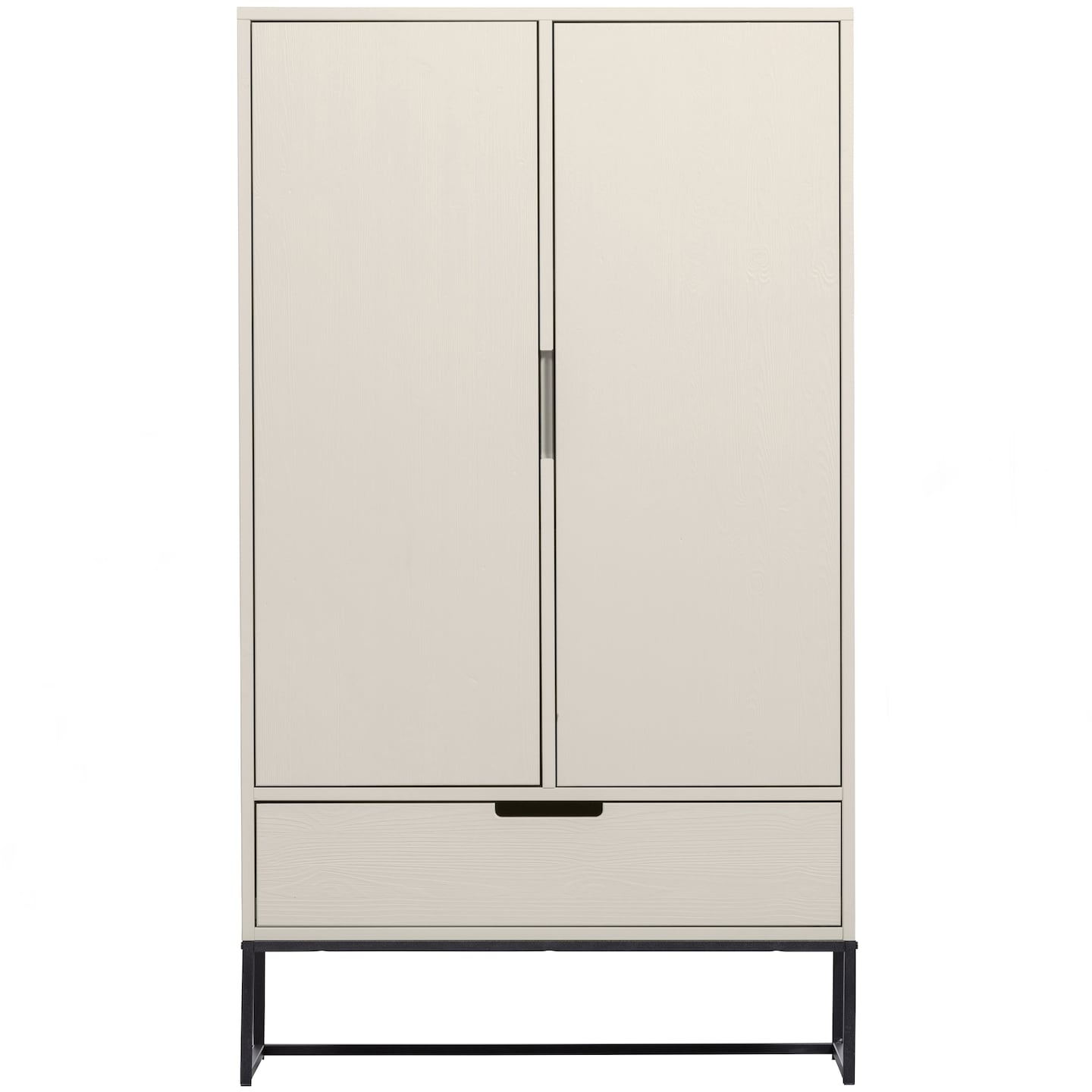 Schrank SILAS 85 x 149 cm Kiefer massiv im Farbton Staub