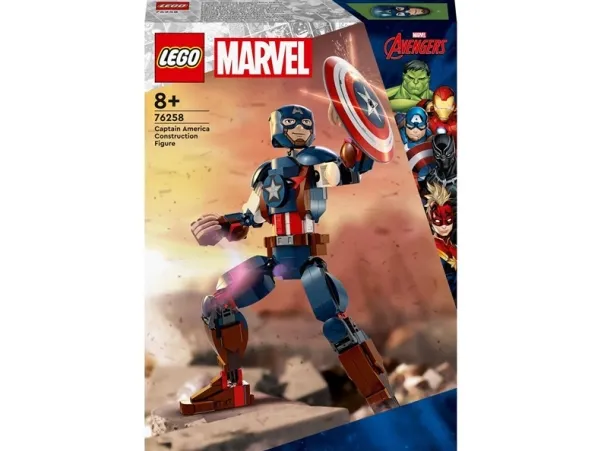 LEGO Super Heroes Marvel 76258 Byg selv-figur af Captain America