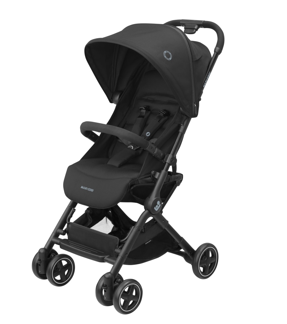 Lara² 0 - 4 Y   0 - 22 kg    Äußerst kompakt und federleicht |    Gepolsterter und atmungsaktiver Sitz |    Zwei Einkaufskörbe |    Kompatibel mit Baby-Autositzen  |