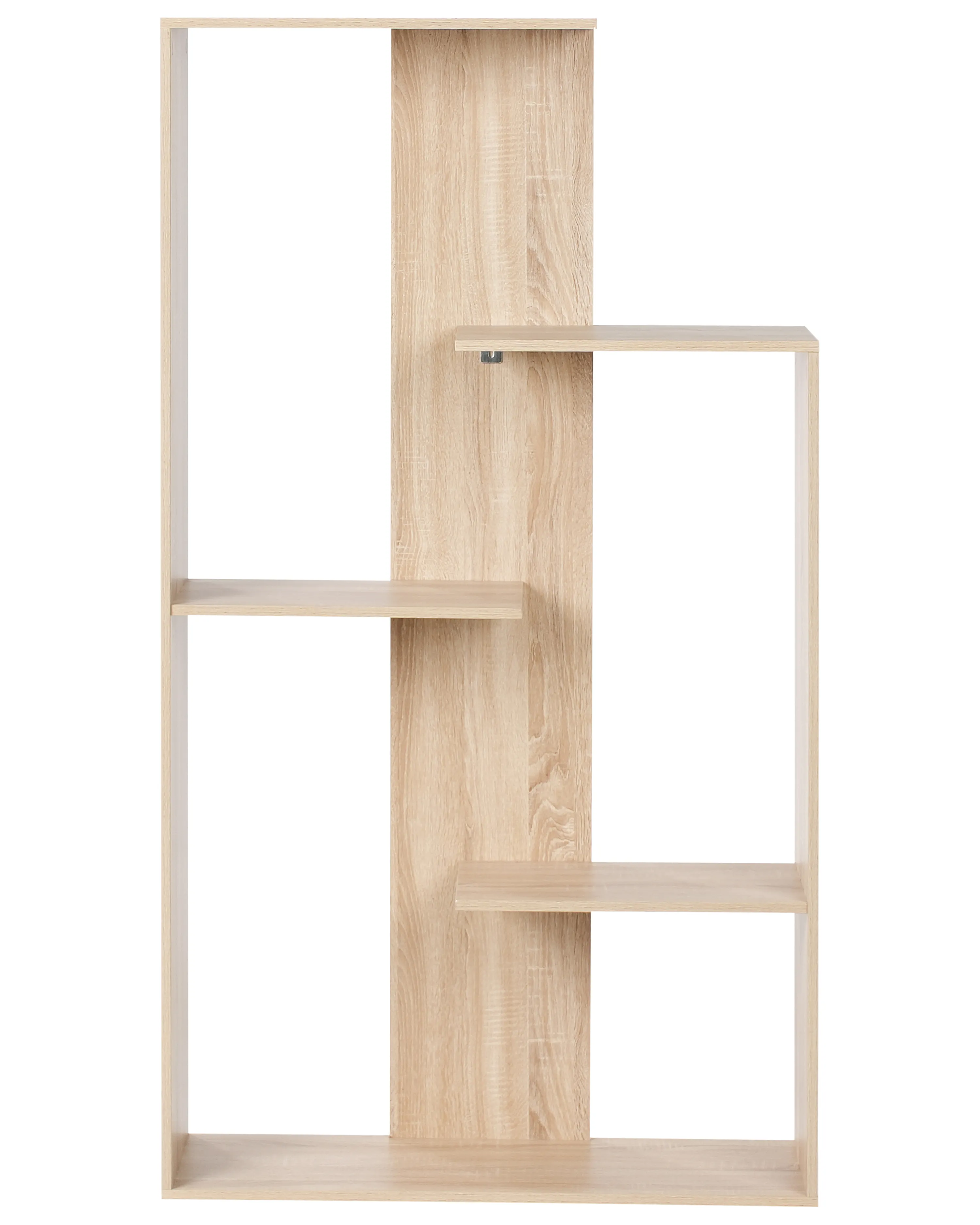 Boekenkast met 3 planken KAHNTAH 163 cm Lichtbruin