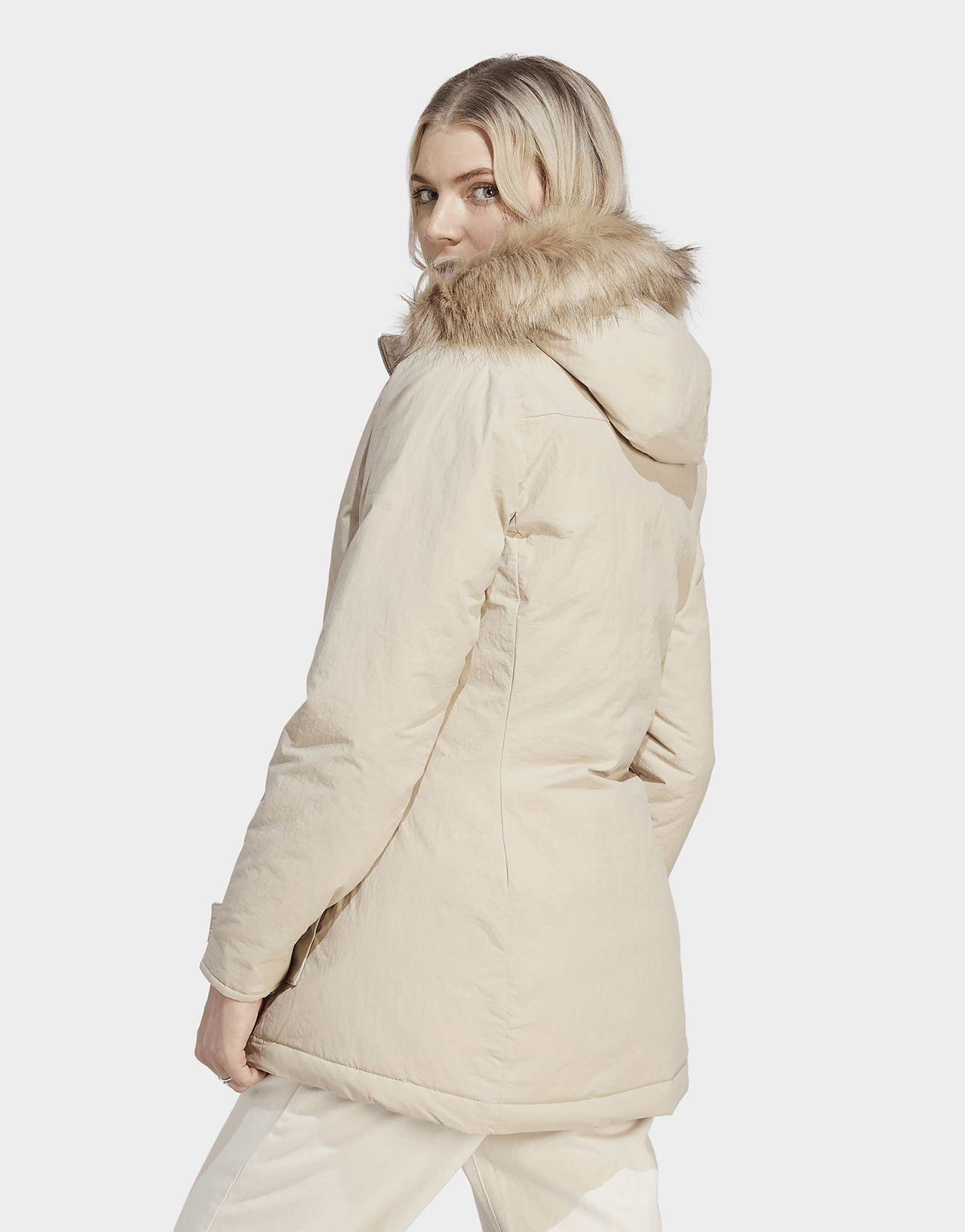 adidas Parka à capuche fourrure